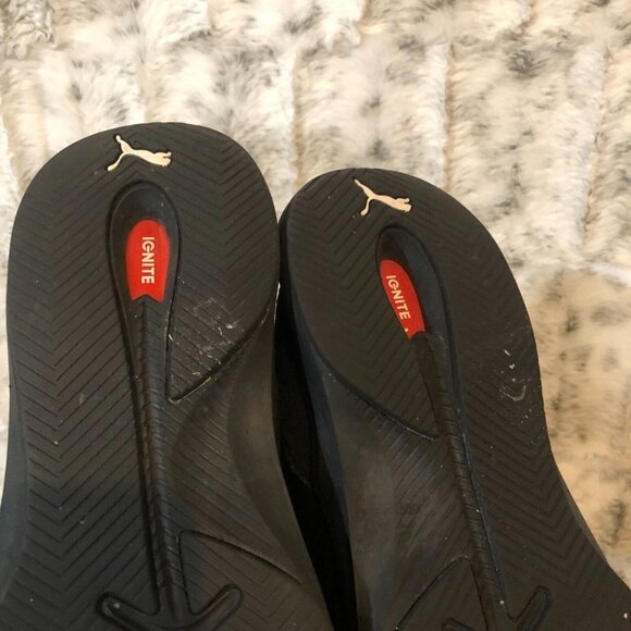 Puma Phenom Suede Training  Womens Black Sneakers Athletic Shoes 5.5 - Picture 12 of 16